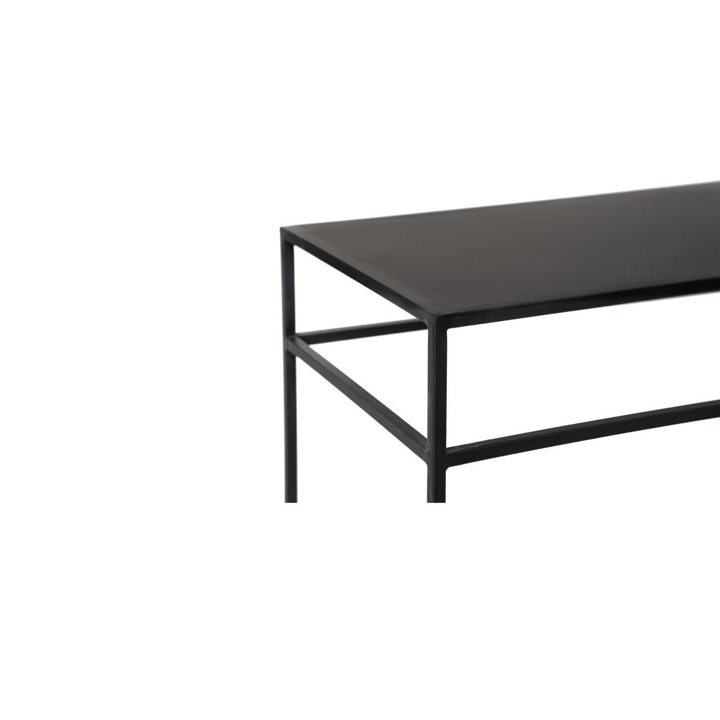 Matt Black Console Table