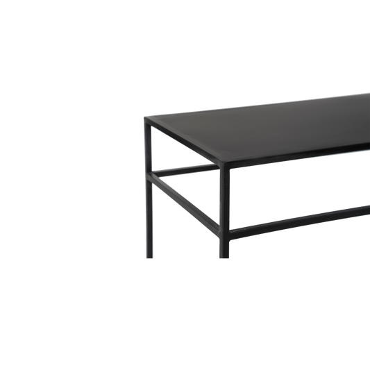 Matt Black Console Table