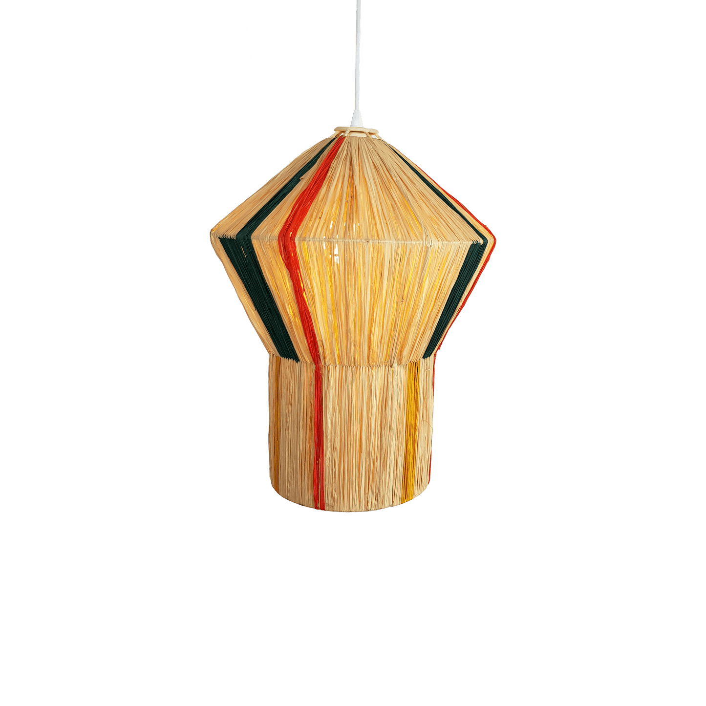 Irene Rafia Pendant