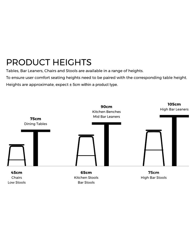 Tolix Stool with Backrest