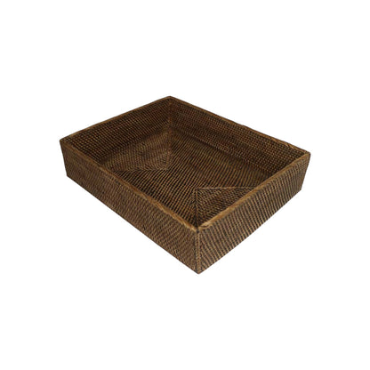 Large Rectangle Rattan Tray