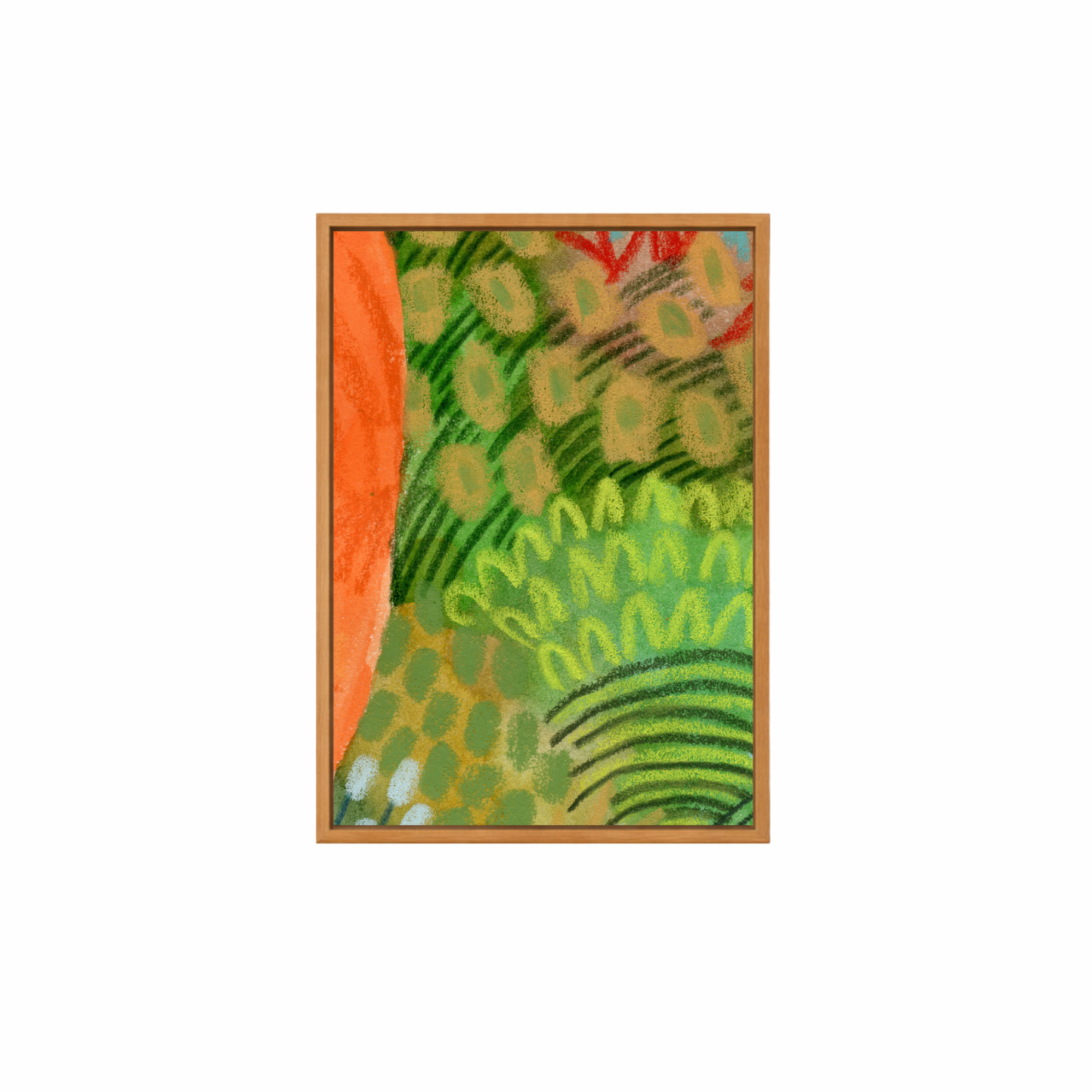 Framed Canvas Print ~ Tropical Pastel Series