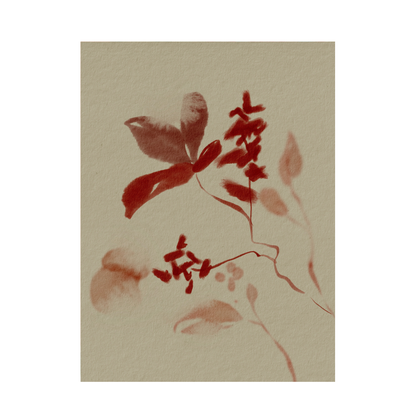 Framed Canvas Print ~ Indigo Sun Print Series
