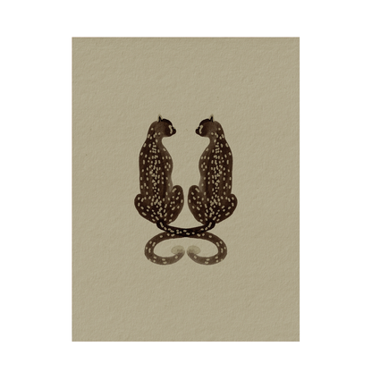 Framed Canvas Print ~ Cheetah Pair Series