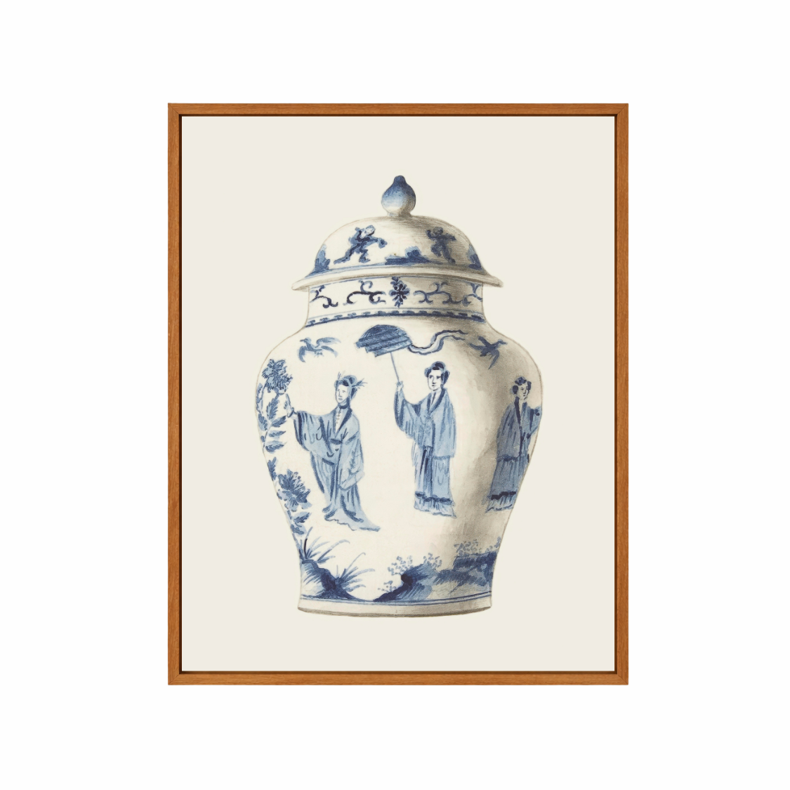 Framed Canvas Print ~ Ginger Jar