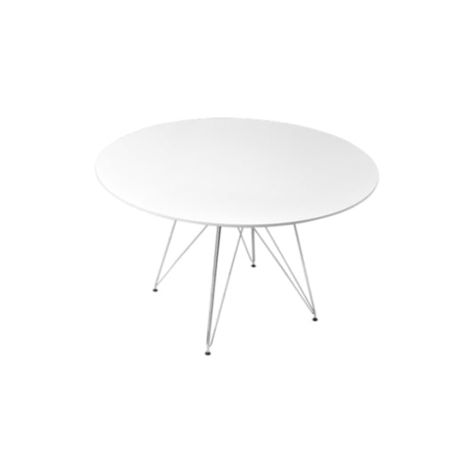 Eames Inspired Cafe Table with Chrome Legs