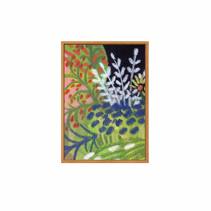Framed Canvas Print ~ Tropical Pastel Series