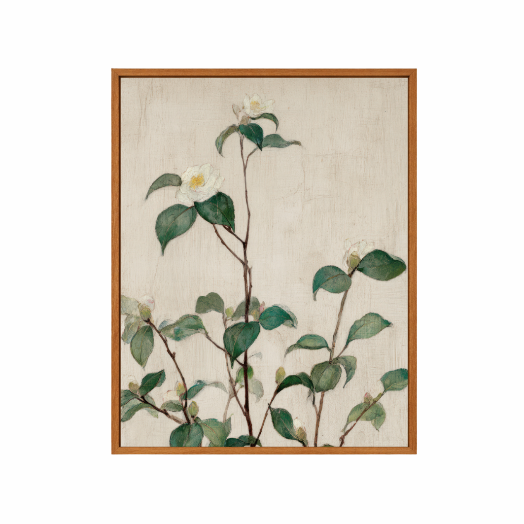 Framed Canvas Print ~ Quiet Bloom