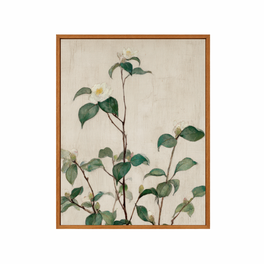 Framed Canvas Print ~ Quiet Bloom