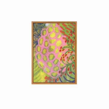 Framed Canvas Print ~ Tropical Pastel Series