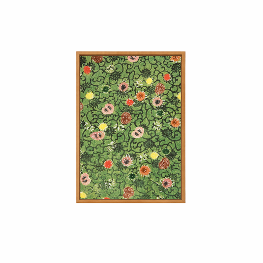 Framed Canvas Print ~ Green Field