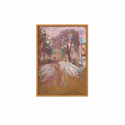 Framed Canvas Print ~ Pink Skies