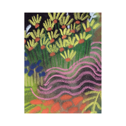 Framed Canvas Print ~ Tropical Pastel Series