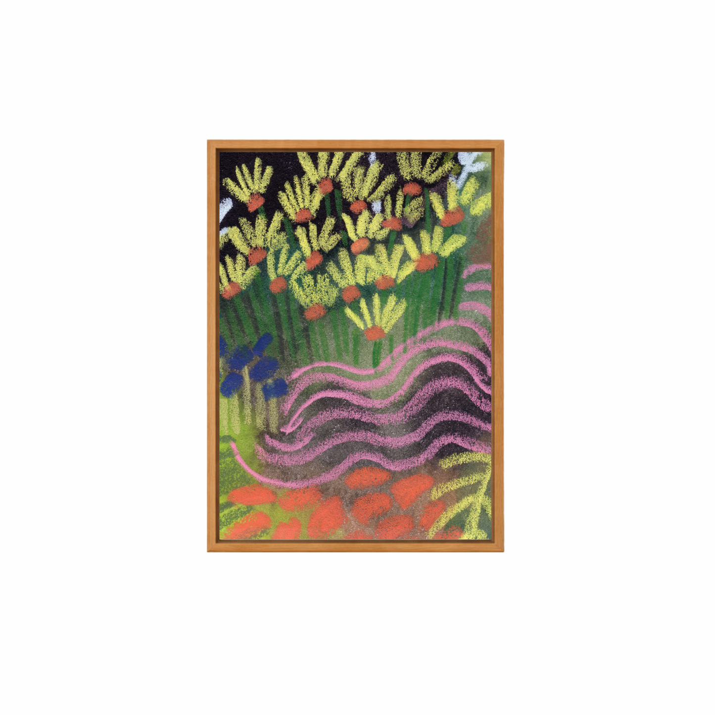 Framed Canvas Print ~ Tropical Pastel Series