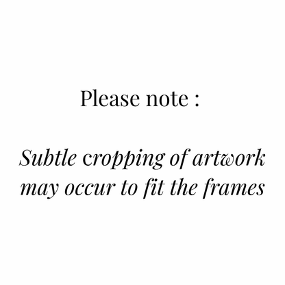 Framed Canvas Print ~ Tropical Pastel Series