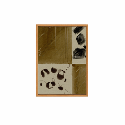 Framed Canvas Print ~ African Watercolour Series