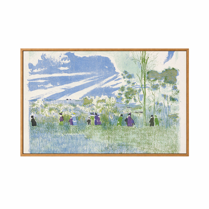 Framed Canvas Print ~ Faraway in Time