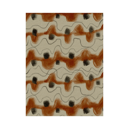 Framed Canvas Print ~ African Watercolour Series