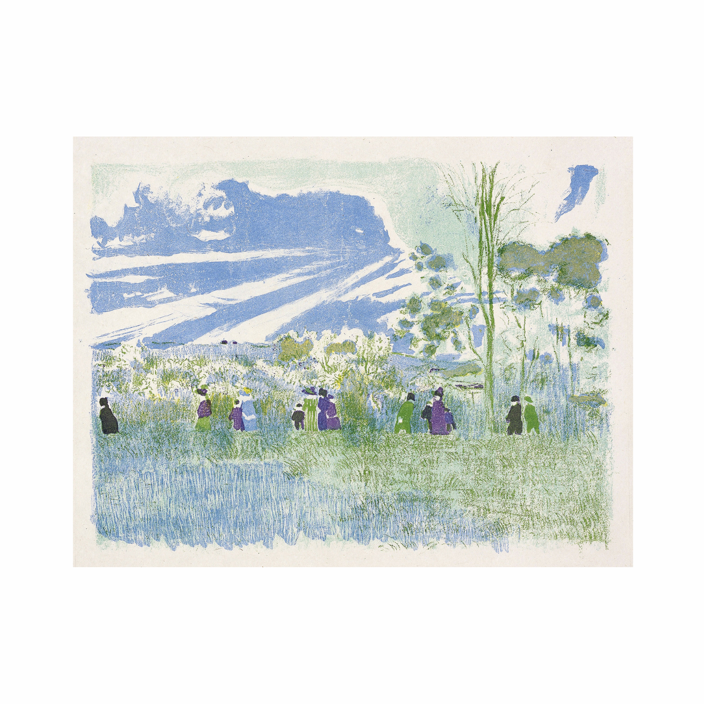 Framed Canvas Print ~ Faraway in Time