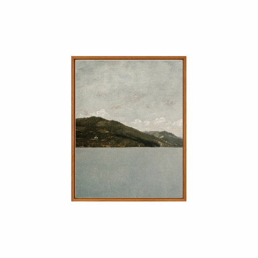 Framed Canvas Print ~ Misty Horizon