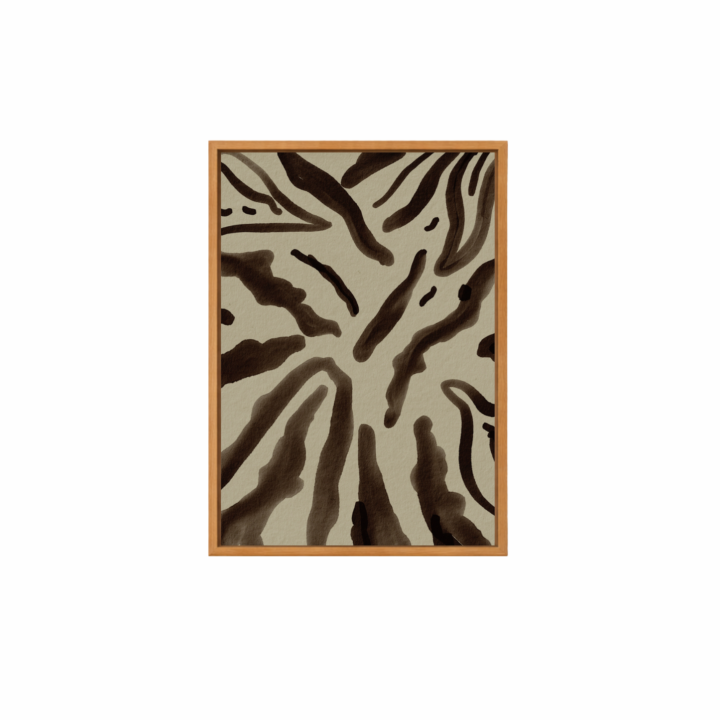 Framed Canvas Print ~ African Watercolour Series