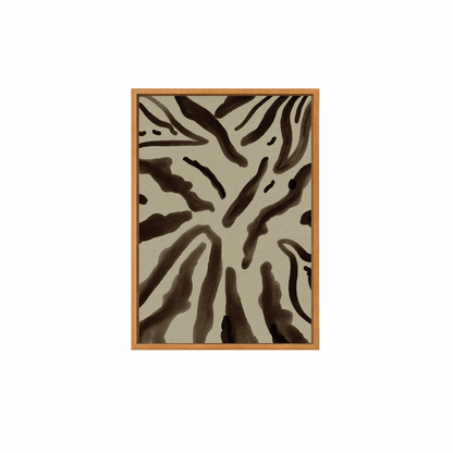 Framed Canvas Print ~ African Watercolour Series