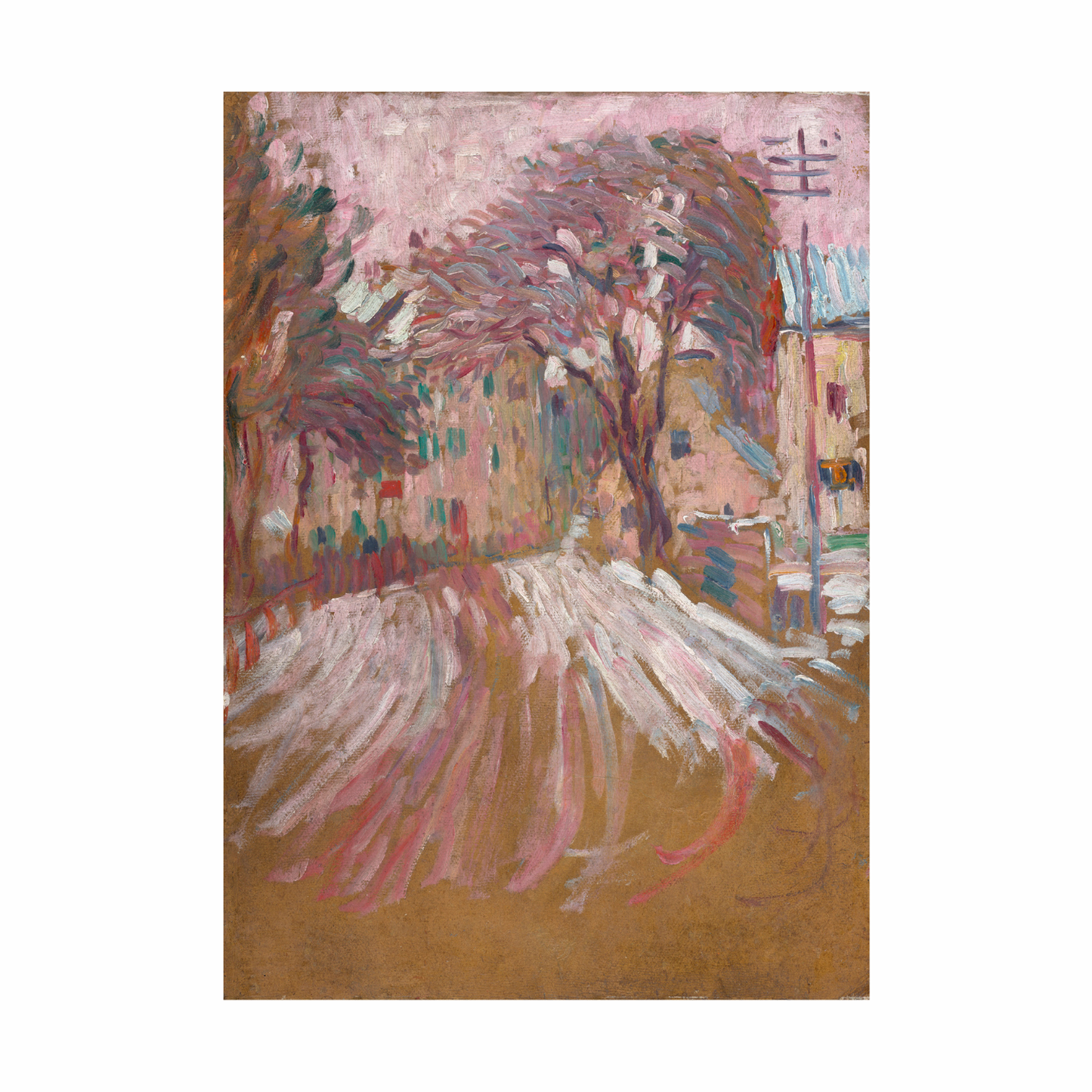Framed Canvas Print ~ Pink Skies