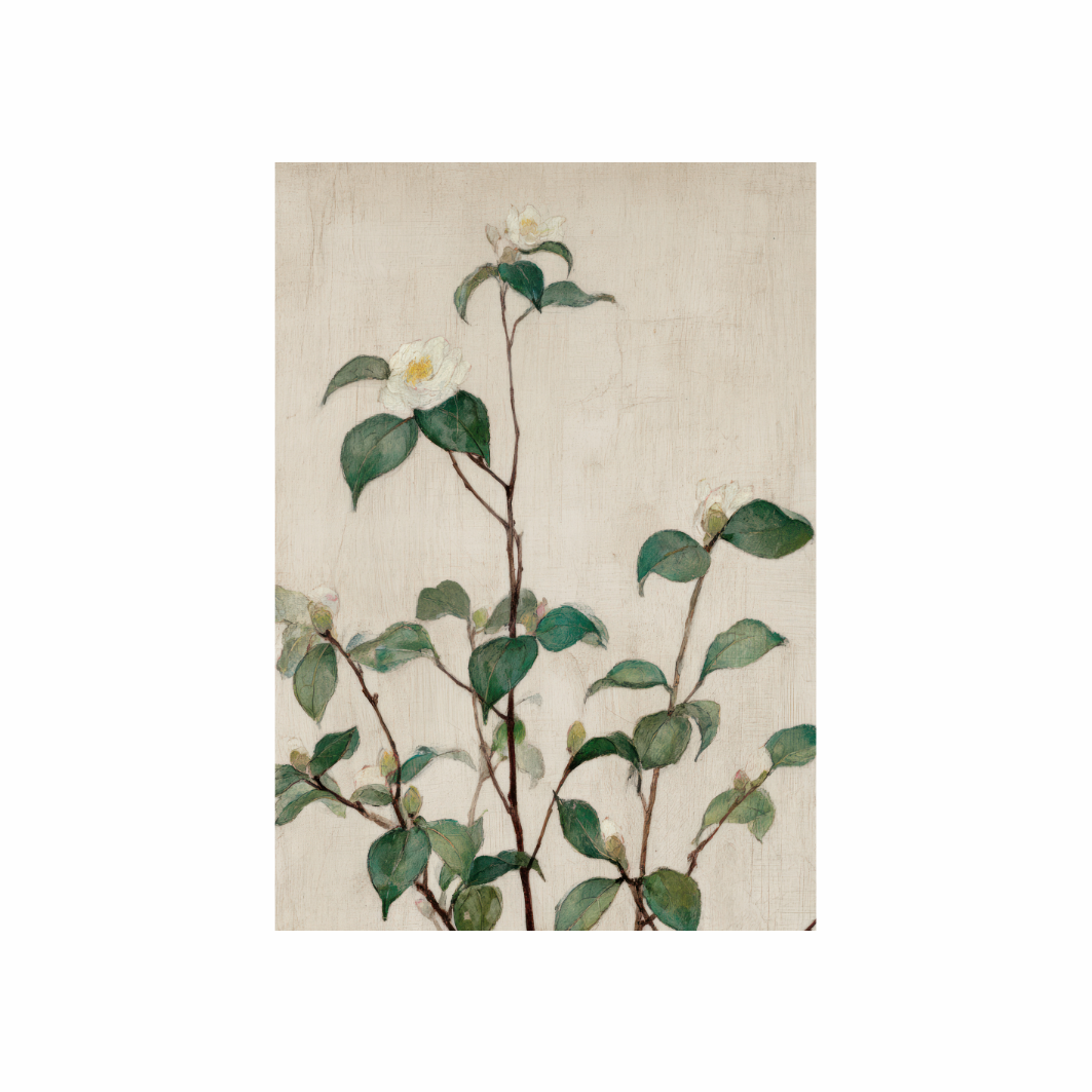 Framed Canvas Print ~ Quiet Bloom