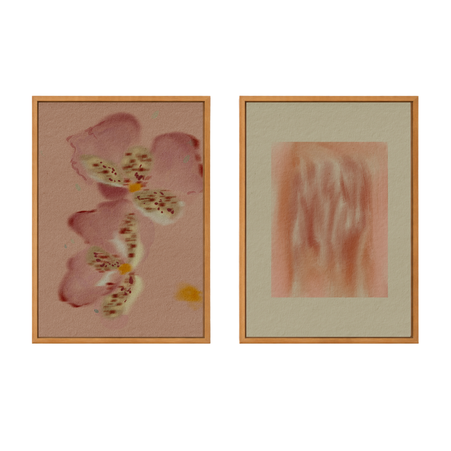 Framed Canvas Print ~ Orchid Series
