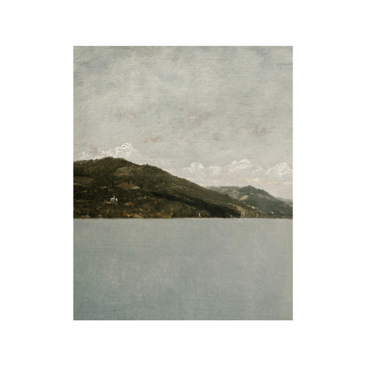 Framed Canvas Print ~ Misty Horizon