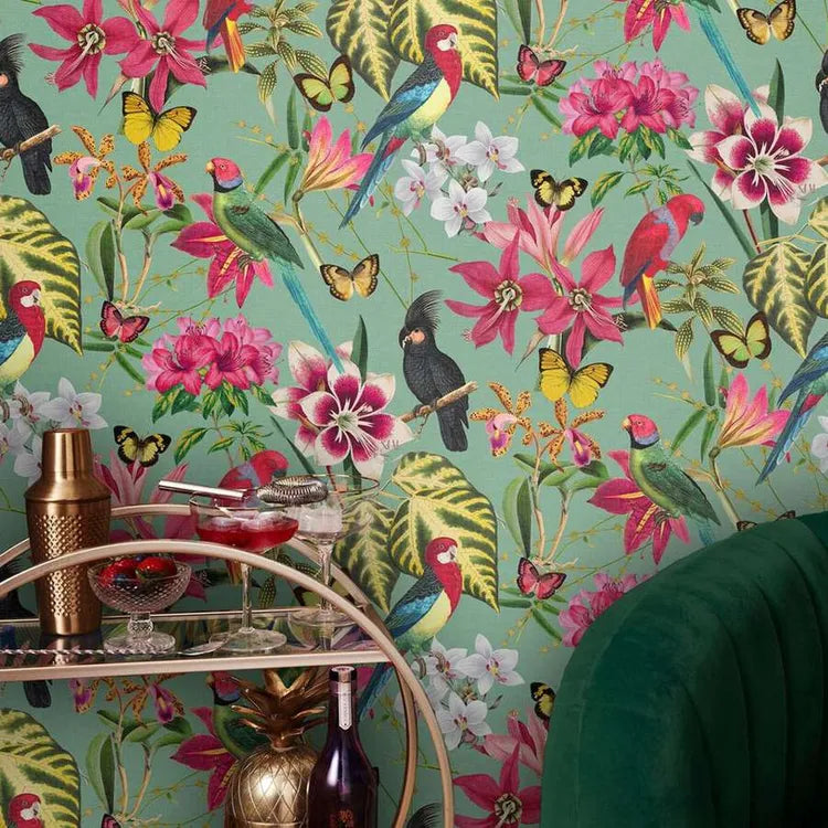 Parrot Party Wallpaper