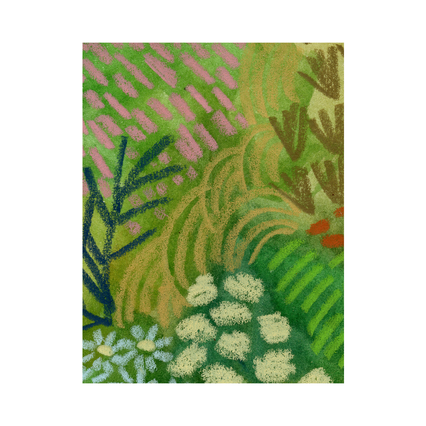 Framed Canvas Print ~ Tropical Pastel Series