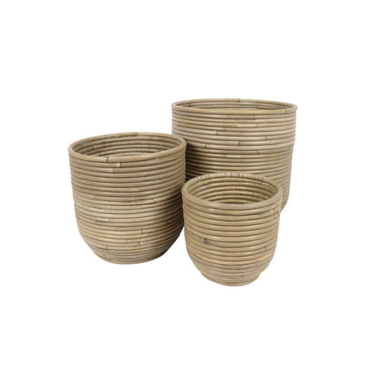 Set of Rattan Core Baskets