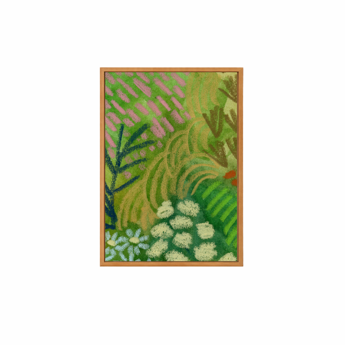 Framed Canvas Print ~ Tropical Pastel Series