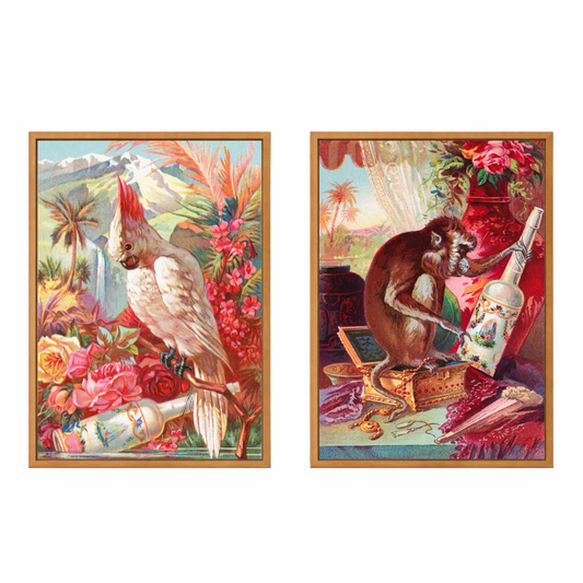Framed Canvas Print ~ Little Mischiefs