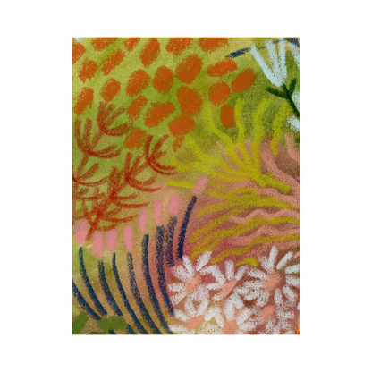 Framed Canvas Print ~ Tropical Pastel Series