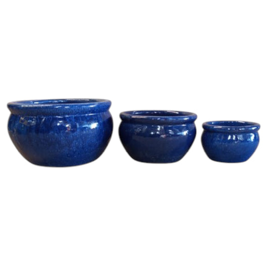 Bulb Glazed Planter Sets