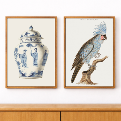 Framed Canvas Print ~ Ginger Jar