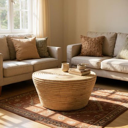 Woven Cone Coffee Table