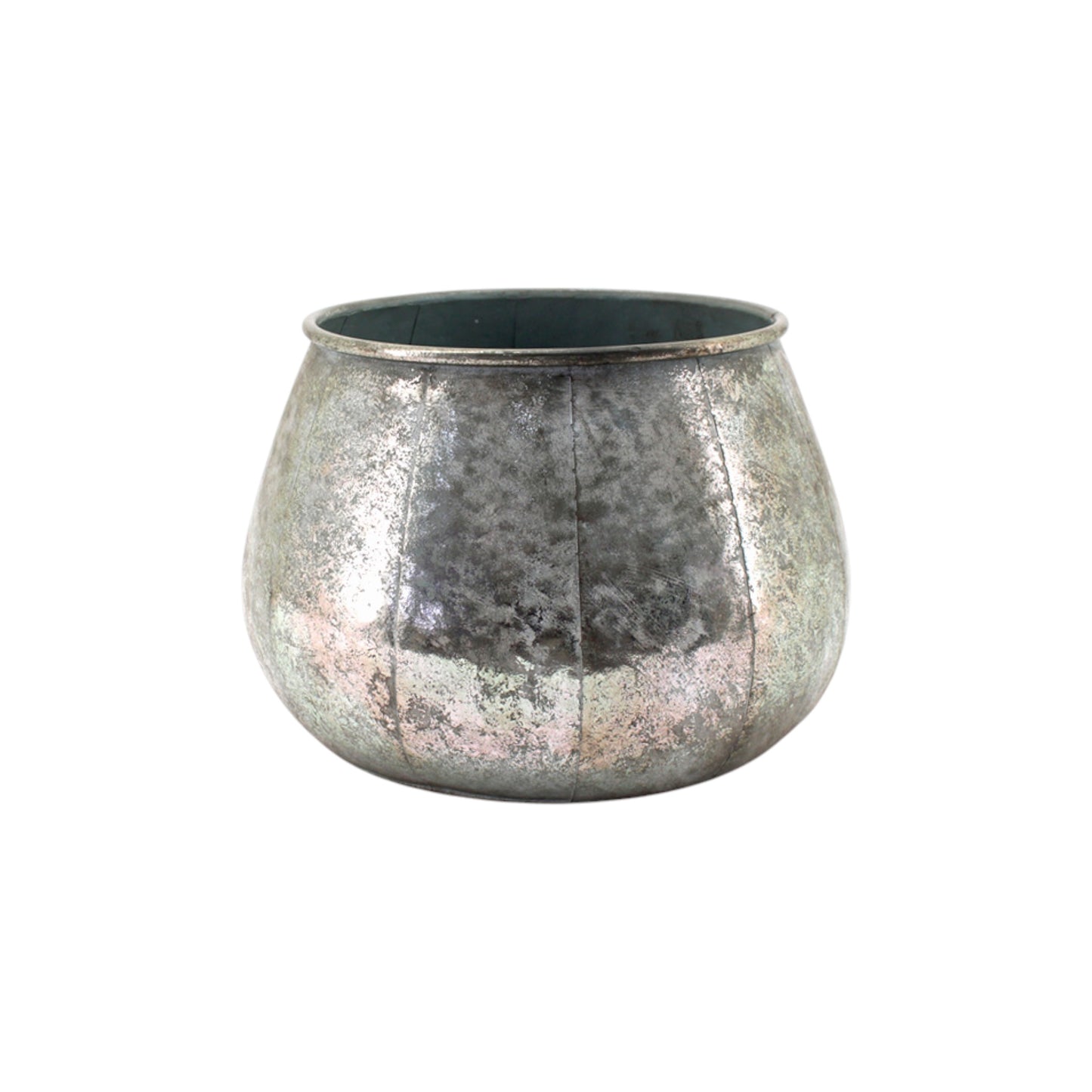 Distressed Metal Planters