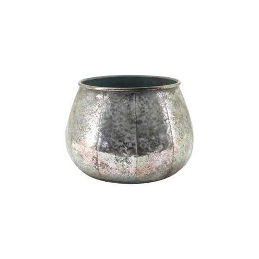 Distressed Metal Planters
