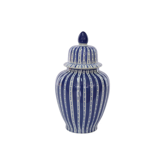 Blue Ginger Jar - Medium