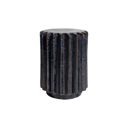 Mottled Navy Garden Stools