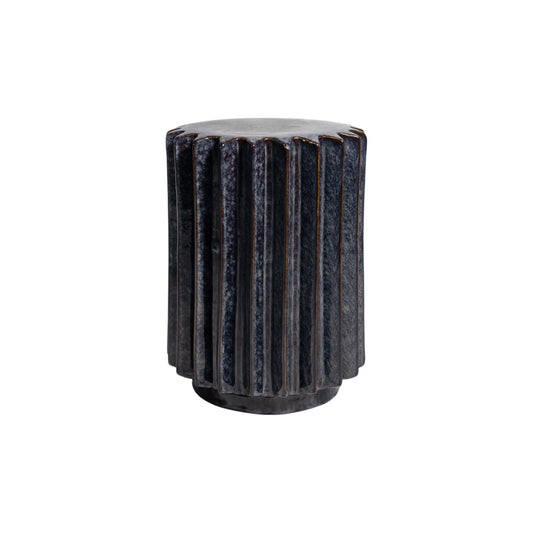 Mottled Navy Garden Stools