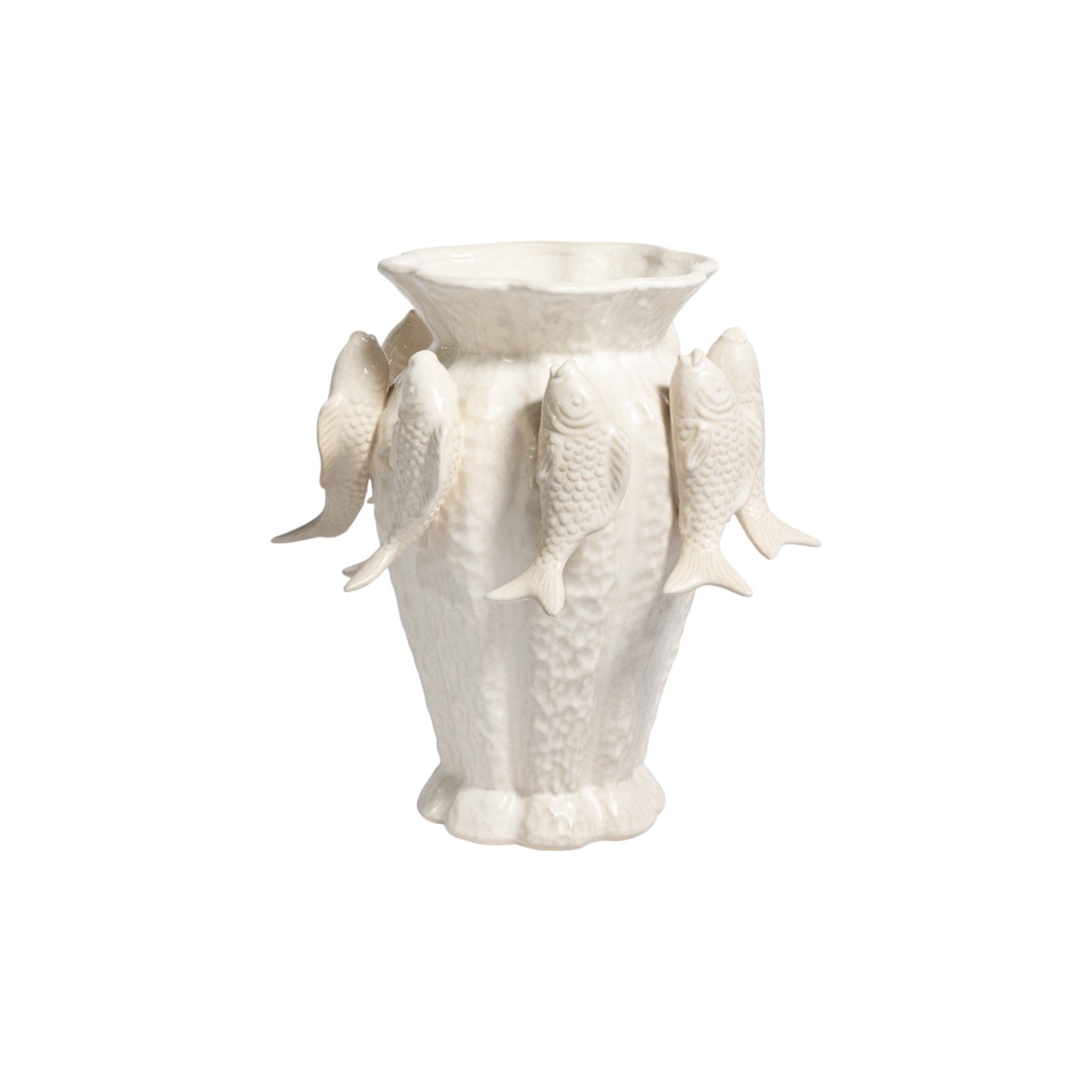 Ceramic Fish Bowl & Vase