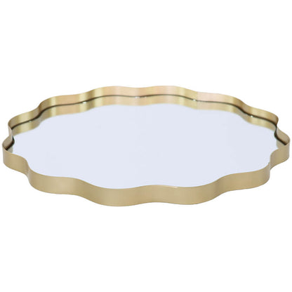 Gold Scallop Tray