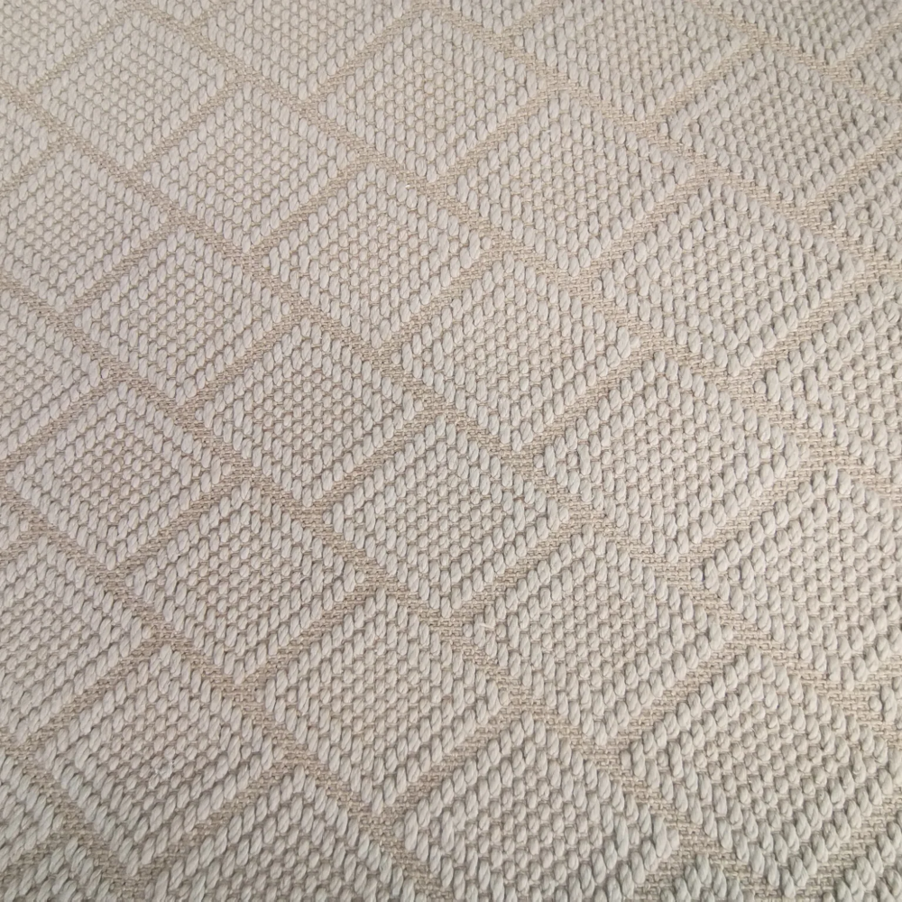 P.E.T Chunky Jacquard Rug Beige