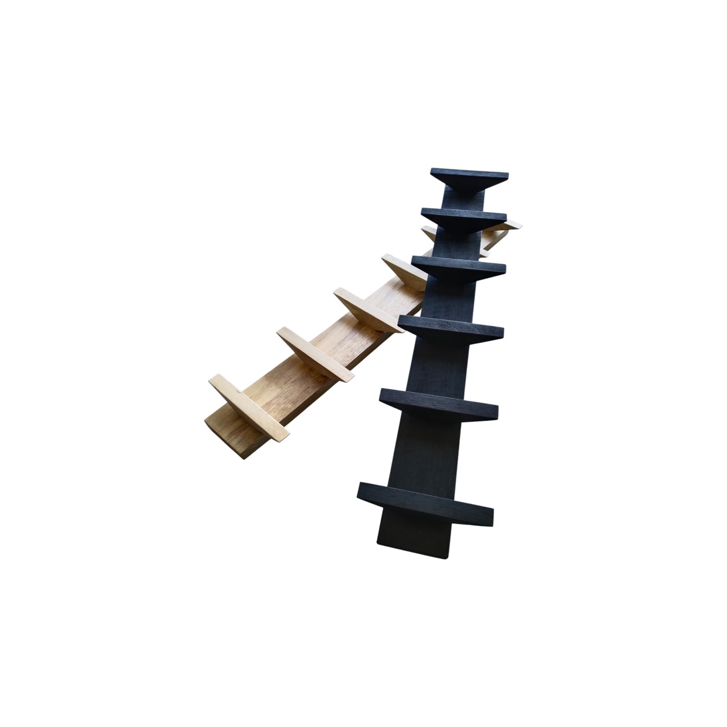 Oak Slant Hooks
