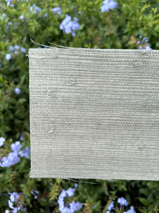 Sage Green Grasscloth Wallpaper