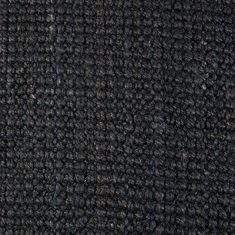 Jute Black Rug